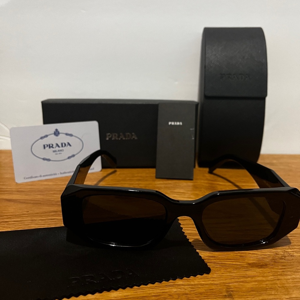 ‘Women’s Black Prada Symbole PR 17WS sunglasses’